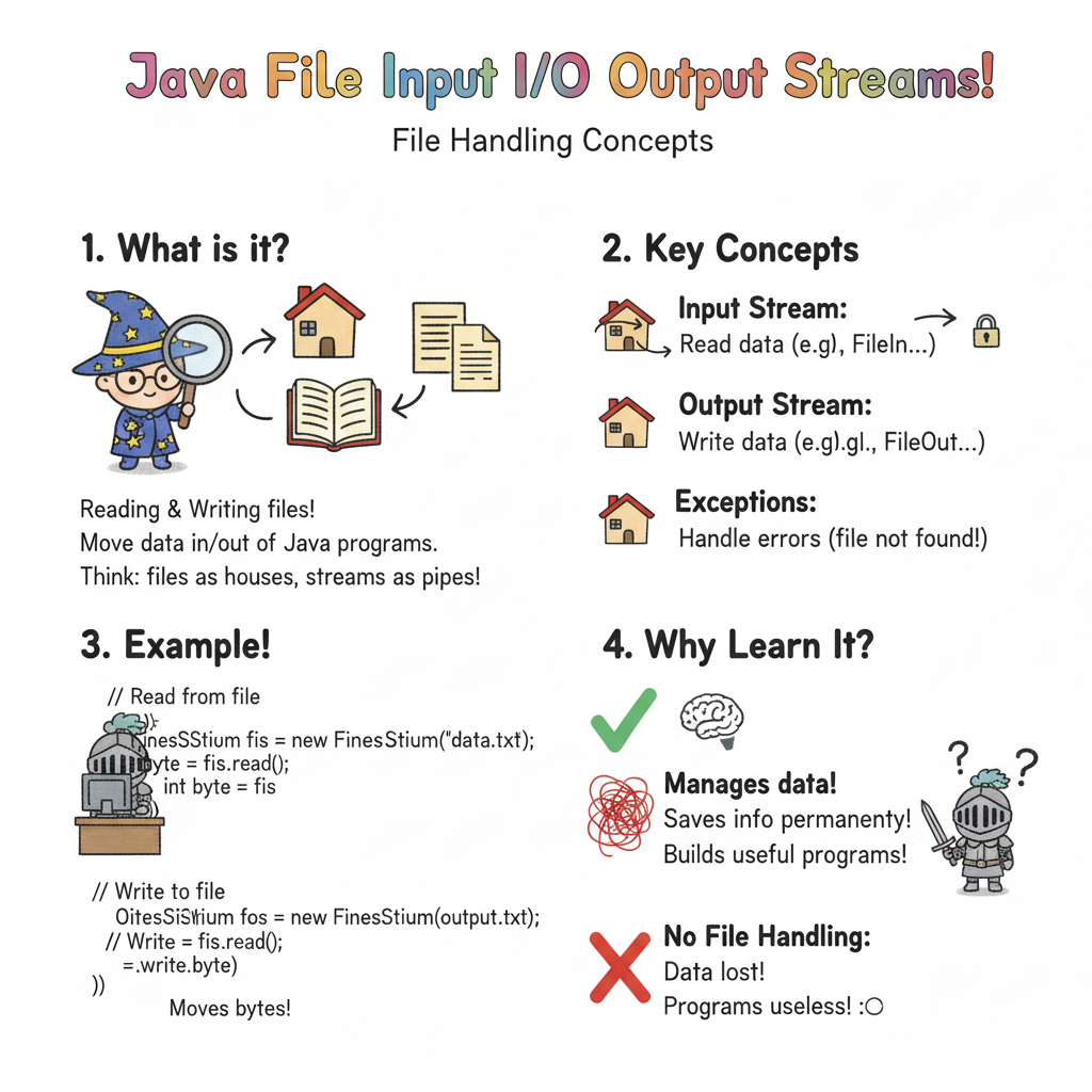File I/O streams